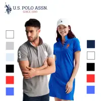 在飛比找Yahoo奇摩購物中心優惠-【時時樂限定】U.S. POLO ASSN.男大馬POLO衫