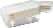 Kyocera Slicer Cooker Set, Made in Japan, Ceramic, Rust Free, Thickness Adjustable, Slice, Julienne, Grater, Disinfecting Bleaching, White CSN-550WHN