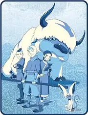 Avatar Aangs Gang Throw Micro Raschel Plush Blanket