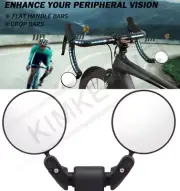 1 Pair 360° Adjustable Bicycle Rear View Mirror MTB Bike Back Mirror Reflector
