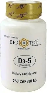 Bio-Tech D3-5 5000 Iu 250 Caps