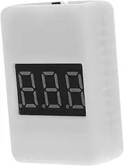 iplusmile Low Voltage Alarm Lipo Battery Checker Compact Digital Battery Testing Tool with High Brightness LED Display for Accurate Voltage Monitoring