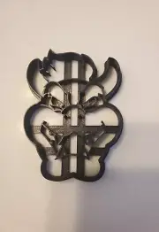 Super Mario cookie cutter- Bowser- Variable Color 3.5" cookie cutter