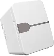 Mini Fridge Compact Refrigerator Portable Small Refrigerator Cooling or Warmer Skincare Fridge for Food Dorm Apartment Desktop, White