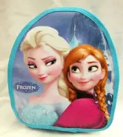 Frozen Elsa & Anna Back To Back 9.5" Turquoise Blue One Compartment Backpack