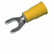 3M Spade Terminal Vinyl Insulated #10 12-10 Gauge YELLOW-100PK