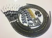 HOLDEN CERAMIC V8 253 304 308 SPARK PLUG LEADS 8.5MM SILICON female cap crimptoo