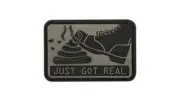 Maxpedition It Just Got Real 3d PVC Rubber Badge Combat Morale Patch Swat- SHJGS