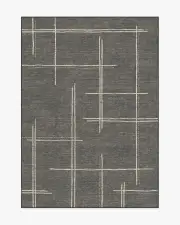 150' x 215' | Machine Washable Runner Rug | Kid & Pet Friendly | Indoor Rug | Stellan Charcoal Rug | Ruggable