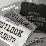 【SHOPDCC】🇰🇷韓國OUTLOOK水洗重磅短TEE 仿舊 復古 短袖 厚磅 重磅 做舊寬鬆 落肩 街頭 刷色 印花