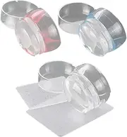 Healeved Manicure Stamper Set Nail Art Stamping Tool Kit Scrapping Boards Perfect for Home Professional Use