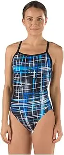 [Speedo] Women's Powerflex Eco Laser Sticks Flyback Swimsuit