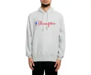 Champion Reverse Weave Satin Stitch Mens Active Hoodies Size M, Color: Oxford