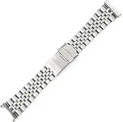 [SEIKO] 22mm Jubilee Watch Band - Stainless Steel- for Models Diver SKX007, SKX009, SKX171, SKX173, SKX175 Cal.7S26, 22 mm, Diver