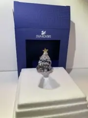 Swarovski Crystal Figurine Rocking Christmas Tree New In Box #1094408