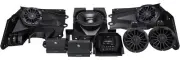 MB Quart MBQX-STG5-1 X3 Radio, Speakers, Rear Cans, Sub, Amps,Black