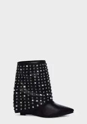 [AZALEA WANG] Marina Rhinestone Booties