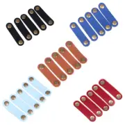 5Pcs headphone earphone earbud cable cord wrap winder organizer holder!