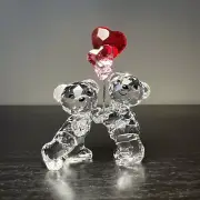 Swarovski 5185778 Kris Bear Crystal Figurine Heart Balloons