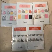 Junk Journal 80 Tags Paper Ephemera Gift tags Mixed Lot 5 Pkgs 16 In Each NIP