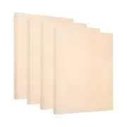 4 Pack Wood Panel Board, 6"x6" Unfinished Wood Canvas Square Wooden