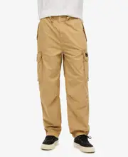Baggy Parachute Pant | Dress Beige