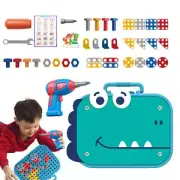 Toy Tool Set for Boys Construction Tool Toy Set Battery Powered Kids Tool Set