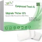 Compressed Disposable Face Towel Large,Soft Facial Cleansing Cloths Towelette...