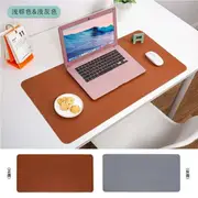 Dual-Sided Multifunctional Office Desk Pad, Waterproof Desk Mat Protector, Leather Desk Pad, Large Desk Pad for Keyboard and Mouse Blown&Grey
