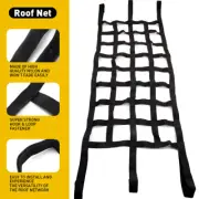 for 1987-24 Jeep YJ Wrangler TJ JL JK JT Mesh Cargo Net Roof Top Netting Hammock