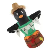 Inflatable Scarecrow Decoration With LED Light For Garden Parties YAN
