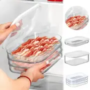 Storage Container For Fridge Storage Stackable Lunch Meat Storage Ham And