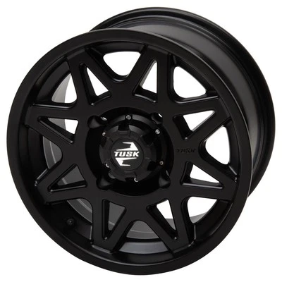 4/137 Tusk Tintic Wheel 14x7 4.0 + 3.0 Matte Black For Can-Am Outlander 570 DPS