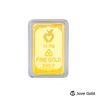 在飛比找PChome24h購物優惠-Jove Gold 漾金飾 守護平安黃金條塊 - 參台錢