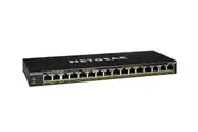 Netgear Soho 16-Port High Powered Poe+ Gigabit Unmanaged Switch 183W Poe Budget (Gs316Pp)