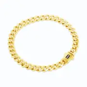 10k Yellow Gold Royal Monaco Miami Cuban Link 6mm Curb Chain Mens Bracelet 8.5"