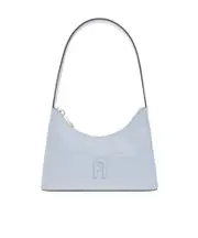 Furla Diamante Zipped Shoulder Bag One size light blue