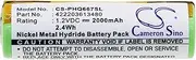 2000mAh Battery for Norelco T900T960 Auch HQG265 HQG 265 Philips 5810XL 5811XL5814XL 5818XL Norelco HP6336/ANorelcoHP6337/A 20XLNorelco 5625X