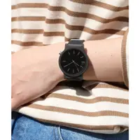 在飛比找蝦皮購物優惠-Komono 透視炫彩系列手錶－黑色 手表 半透明矽膠錶帶 