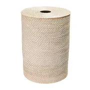 [James Lane] Mai Laundry Basket White Wash Round 41cm x 61cm