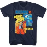 MegaMan versus Protoman Men's T Shirt