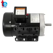 1 HP Electric Motor 1 Phase 56 Frame TEFC 1800RPM 115/230V 13.6/6.8A CW/CCW