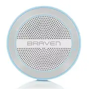 Braven Mira HD Portable Wireless Bluetooth Speaker - Blue/Silver/White