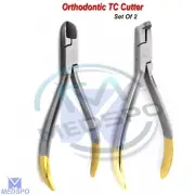 Set Of 2 Orthodontic Distal End TC Cutter & Ligature Wire Cutter Dentistry Plier