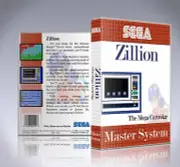 Sega Master System Case - NO GAME - Zillion