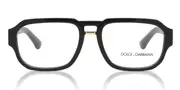 Dolce & Gabbana DG3389 501 Men's Glasses Black Size 55 - Private Health Rebate - Blue Light Block Available