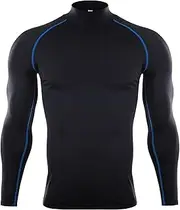 [SPYMINNPOO] Compression Shirts for Men Athletic Workout Shirt Long Sleeve Moisture Wicking Breathable All Season Sports Soft for