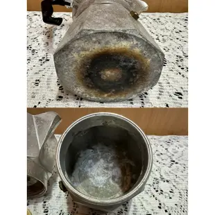 義大利濃縮咖啡壺 鋁製經典摩卡壺 250ml 二手摩卡咖啡壺 咖啡壺 摩卡壺 咖啡器具 咖啡用具