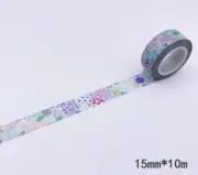 Washi Tape Flower Lines 15mmx10m MT5057