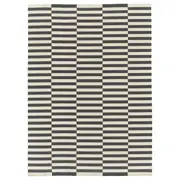 STOCKHOLM 2017 rug, flatwoven, handmade/striped grey, 250x350 cm